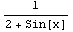 1/(2 + Sin[x])
