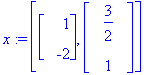 x := [Vector(%id = 16314156), Vector(%id = 16270020)]