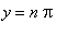 y = n*Pi