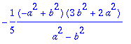 -1/5*(-a^2+b^2)/(a^2-b^2)*(3*b^2+2*a^2)