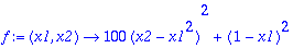 f := proc (x1, x2) options operator, arrow; 100*(x2...