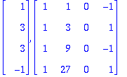 Vector(%id = 137286720), Matrix(%id = 135094188)