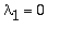 lambda[1] = 0