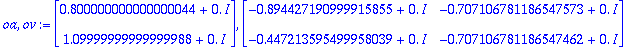 oa, ov := Vector(%id = 134770068), Matrix(%id = 134874496)