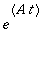 e^(A*t)