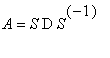 A = S*D*S^(-1)