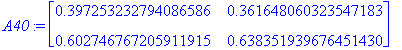 A40 := Matrix(%id = 15466396)