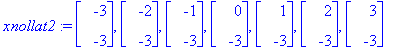 xnollat2 := Vector(%id = 19832344), Vector(%id = 4328240), Vector(%id = 13096752), Vector(%id = 15308636), Vector(%id = 13485336), Vector(%id = 12302564), Vector(%id = 13101324)