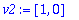 v2 := vector([1, 0])