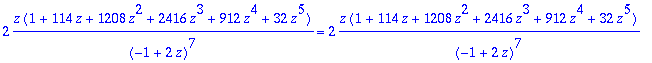 2*z/((-1+2*z)^2) = 2*z/((-1+2*z)^2), 2*z*(1+2*z)/((...