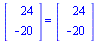 Vector[column](%id = 417090320) = Vector[column](%id = 418838308)