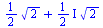 `+`(`*`(`/`(1, 2), `*`(`^`(2, `/`(1, 2)))), `*`(`*`(`/`(1, 2), `*`(I)), `*`(`^`(2, `/`(1, 2)))))